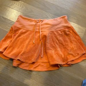 Juicy Courture Orange Mini Skirt